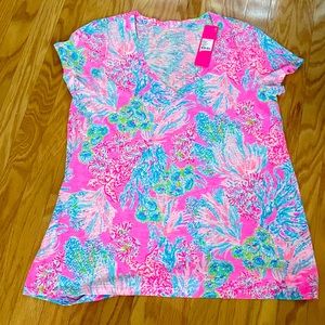 lilly pulitzer etta v neck
